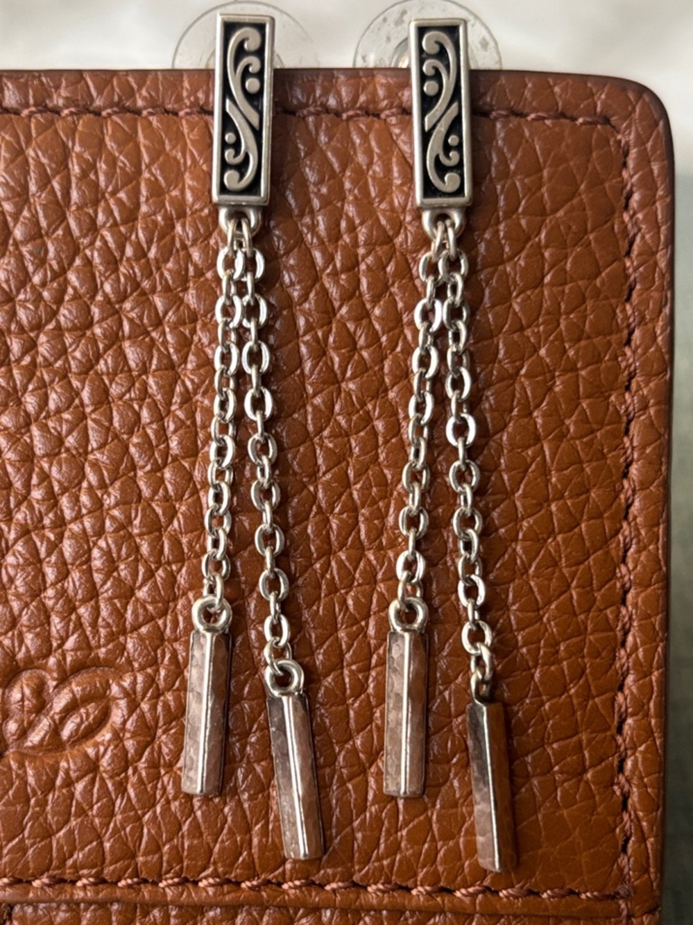 Brighton Silver Chain Earrings